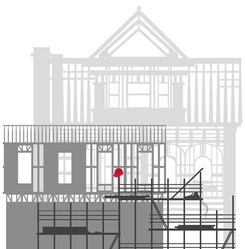 graphic of building plans